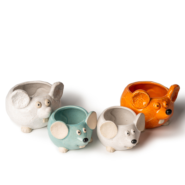Mga may hawak na ceramic na may hawak ng ceramic: nagdadala ng cuteness at init sa buhay