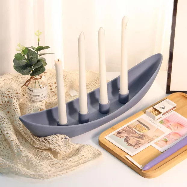 Ceramic Candlestick Holder Decor