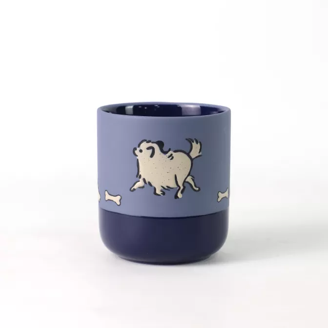 Pininturahan ng Kamay na Ceramic Candle Holder