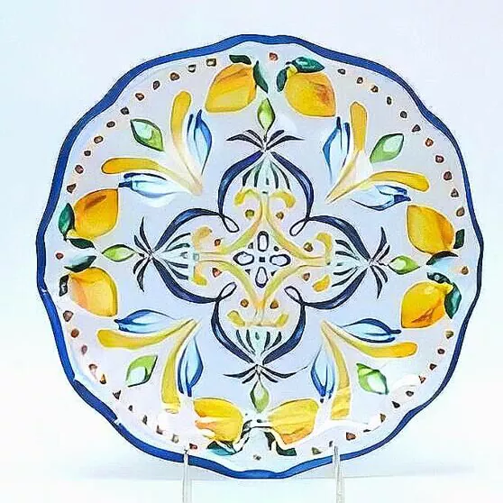 Hand Painted Lemon Ceramic Tableware Set