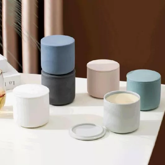 Serramic Candle Holder ng Macaron Color Ceramic