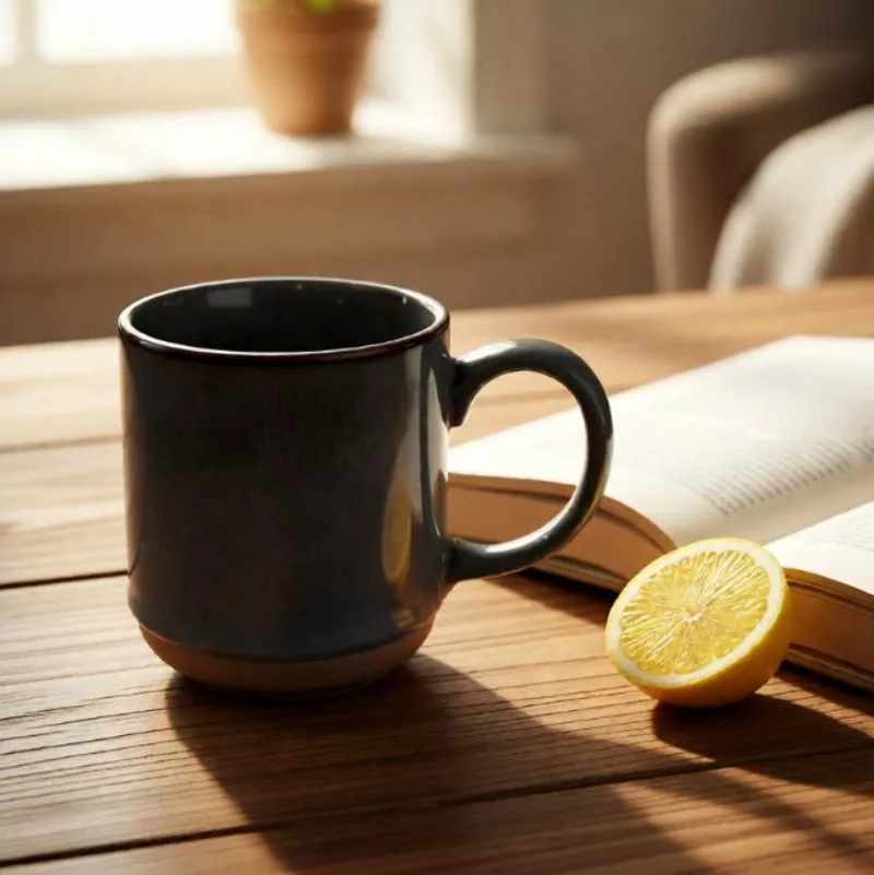 Simple Modern Ceramic Travel Gray Mug