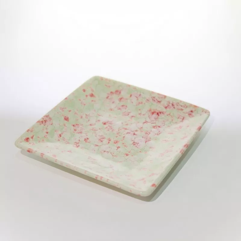 Square Small Speckled Ceramic Dish