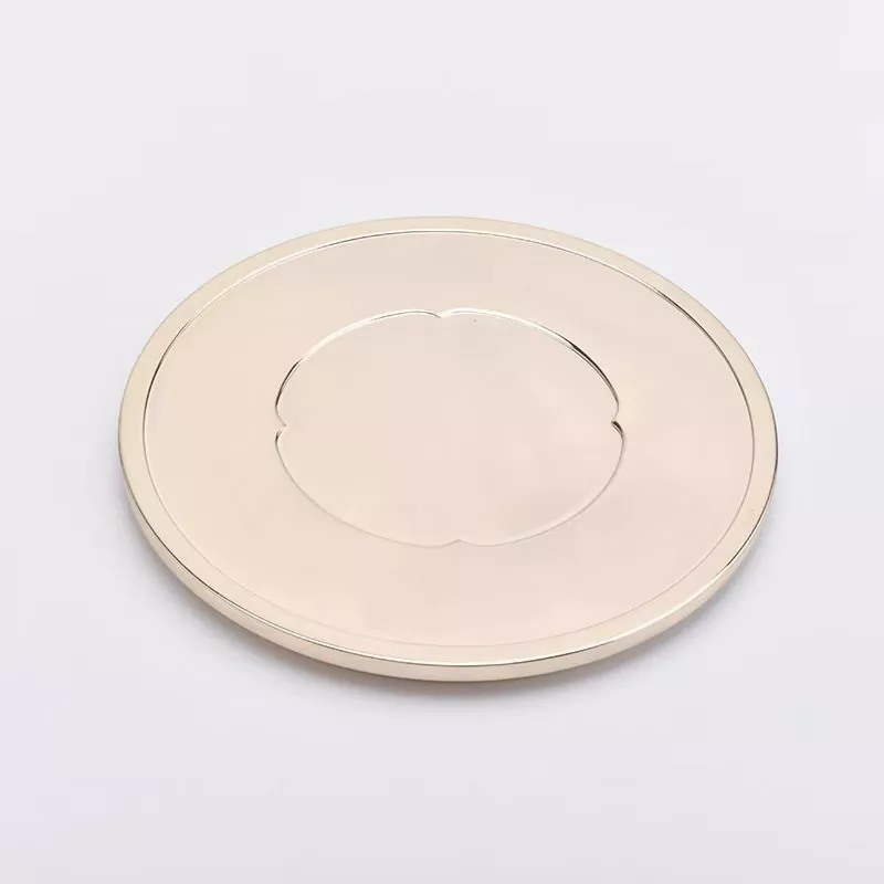 Zinc Alloy Round Disc-Shaped Aroma Diffuser Lid